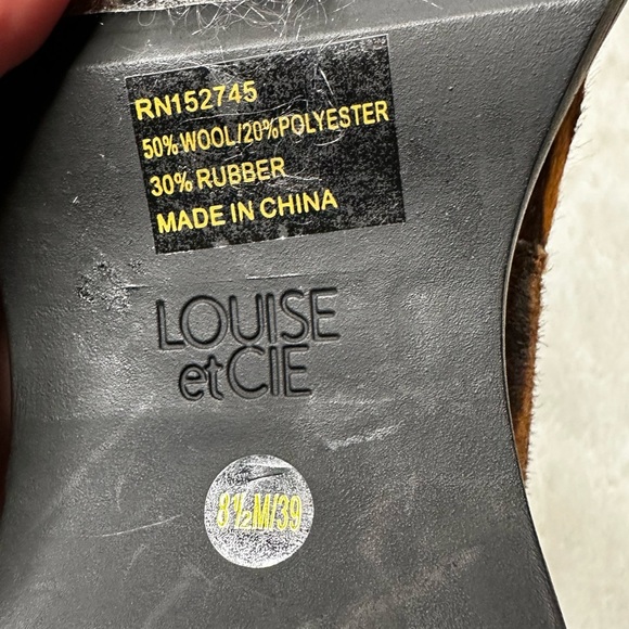 NWOB Louise et Cie Zareb Leopard Print Calf Hair Ankle Booties Women’s 8.5 - Picture 9 of 11